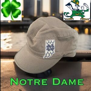 Notre Dame Fighting Irish Woman’s Cadet Military Style Adjustable Hat
